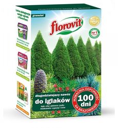 Удобрение FLOROVIT гранулированный пролонгированного действия для хвойных растений - 100 дней 1 кг