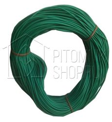 Завязки эластичные 3 мм, 380 м, зеленые, 2 кг