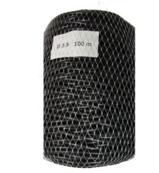 Завязки эластичные 3,5 мм, 100 м, черные