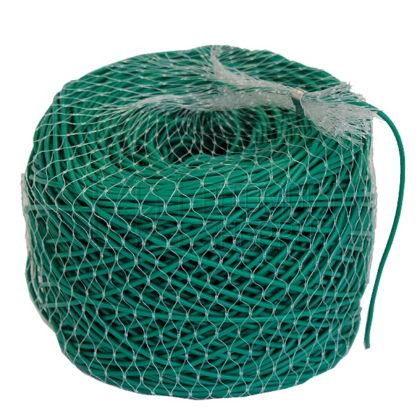 Завязки эластичные 4 мм, 120 м, зеленые 1 кг