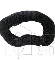 Завязки эластичные 4 мм, 280 м, черные, 2 кг