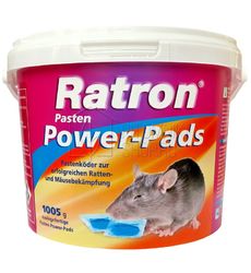 Приманка от крыс и мышей мягкая , Ratron, в пакетах порционная, 67*15 г в пластиковом ведре