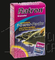 Средство от крыс и мышей, Ratron, в пакетах порционное, 10*40г