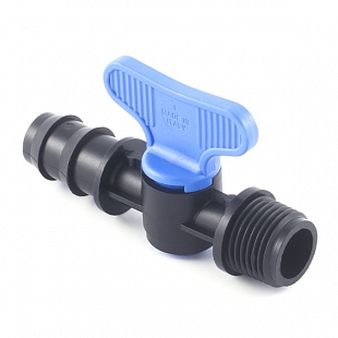 Кран со штуцером 16х Н 1/2  РР 3920.016С (Plast Project)