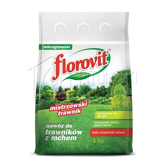 Удобрение FLOROVIT для газонов с большим содержанием железа 8 кг