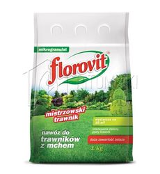 Удобрение FLOROVIT для газонов с большим содержанием железа 8 кг