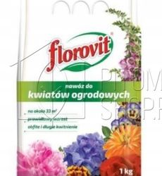 Удобрение FLOROVIT гранулированный для садовых цветов 1 кг