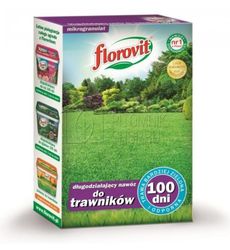 Удобрение FLOROVIT гранулированный пролонгированного действия для газонов - 100 дней 1 кг