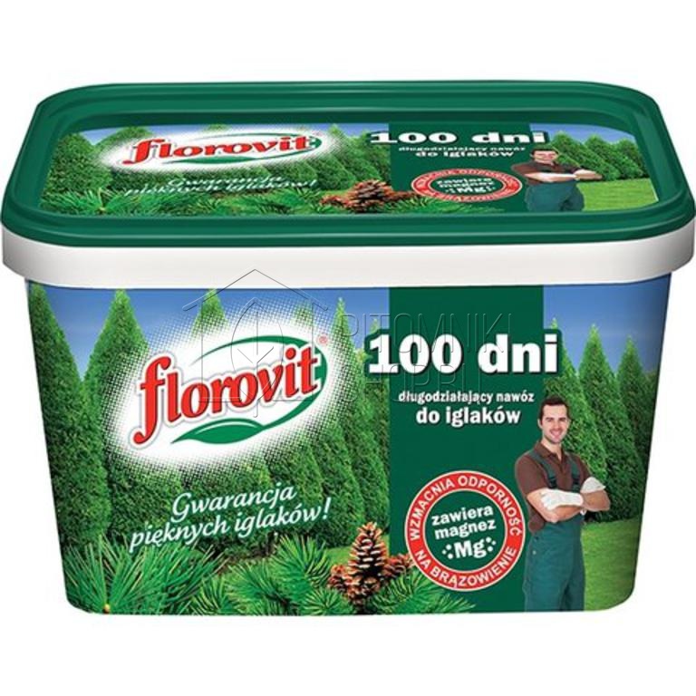 Удобрение FLOROVIT гранулированный пролонгированного действия для хвойных растений - 100 дней 4 кг