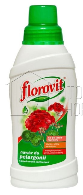 Удобрение Florovit жидкое для пеларгонии, петунии, фуксии и других цветущих растений 550 мл