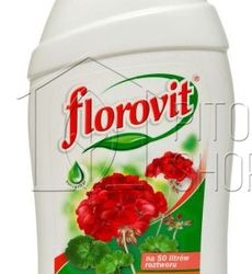 Удобрение Florovit жидкое для пеларгонии, петунии, фуксии и других цветущих растений 550 мл