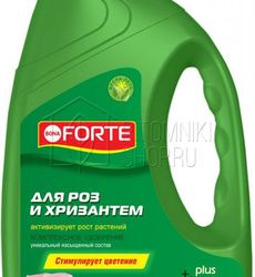 Удобрение Bona Forte ЖКУ для роз и хризантем 1,5 л