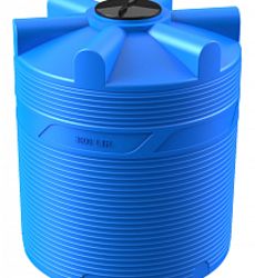 Емкость цилиндрическая вертикальная V 3000, 3 000 л, цвет синий (POLIMER GROUP)
