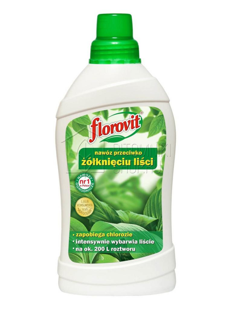 Удобрение FLOROVIT жидкое от пожелтения листьев 1 л