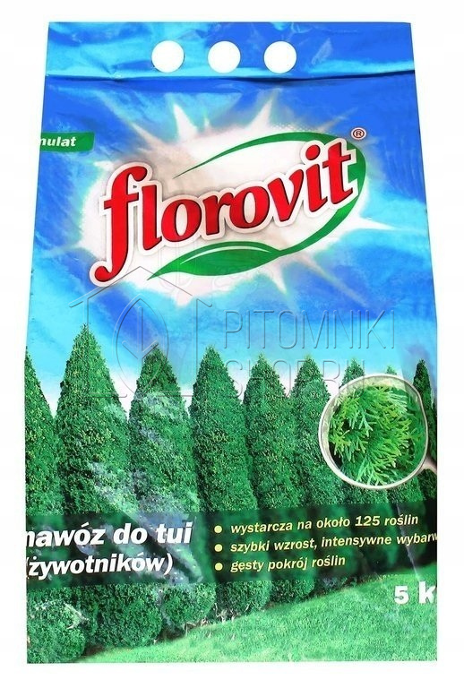 Удобрение FLOROVIT гранулированный для туи 5 кг