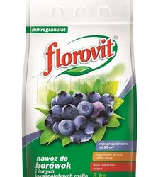 Удобрение FLOROVIT осеннее для голубики, брусники, черники и др. кислотолюбивых растений, 3 кг