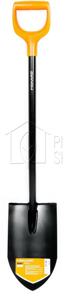 Лопата Plantic (Fiskars 1026684) Solid для земляных работ увеличенный штык (новая ручка) 113 см