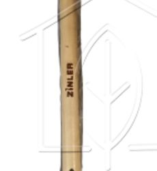 Лопата ZINLER штыковая универсальная с зубьями с деревянным черенком 960 мм и ручкой