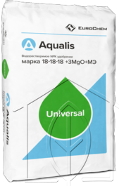 Удобрение Aqualis NPK 18:18:18+3МgO+МЭ Universal, 25 кг