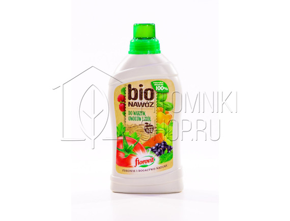 Удобрение FLOROVIT PRO NATURA MIKROFLORA 3в1 для овощей, фруктов и трав BIO жидкое 1 л